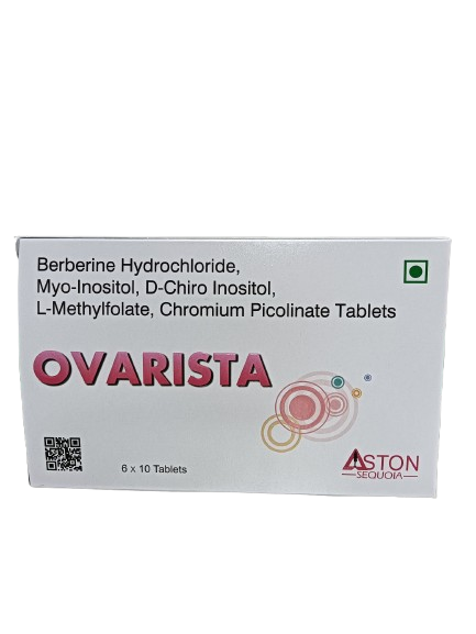Ovarista box — 60 tablets (6 x 10), 4-in-1 PCOS support by Aston Sequoia